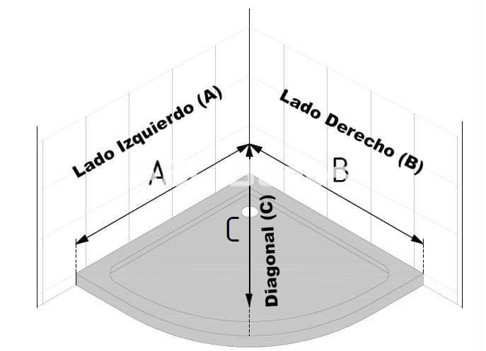 Mampara semicircular VT-260 - Mamparas semicirculares